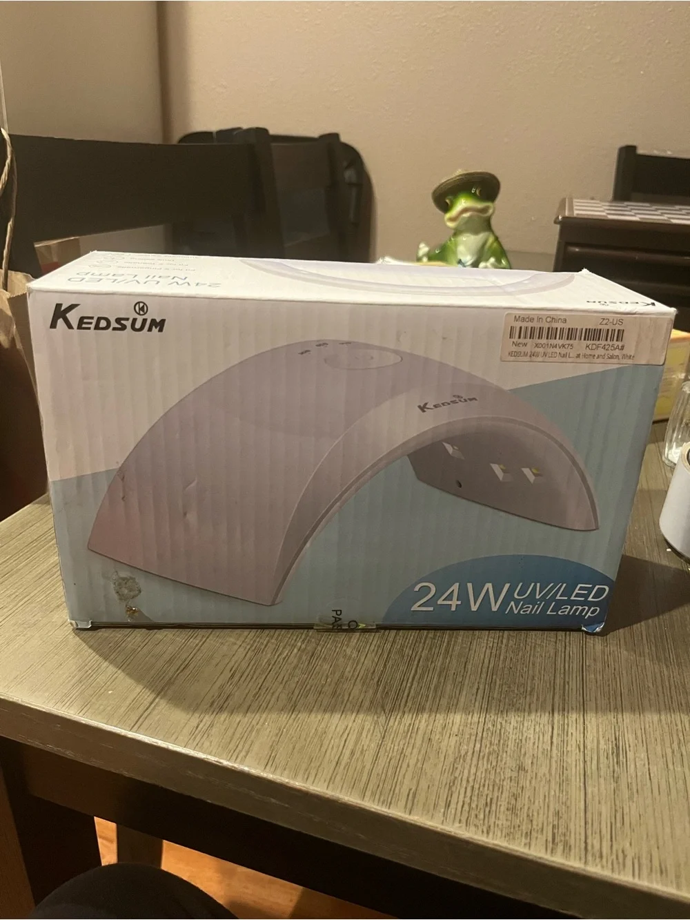 Kedsum 24W UV/LED Nail Lamp – White – Automatic Sensor – Gel Nail Dryer